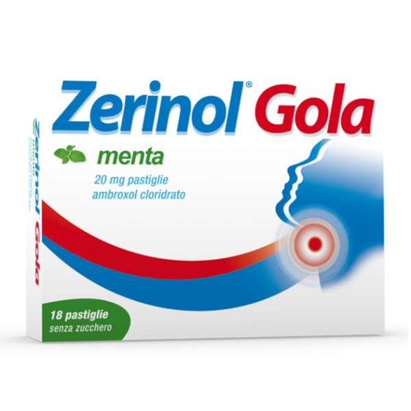 Zerinol Gola 18 pastiglie 20mg gusto men...