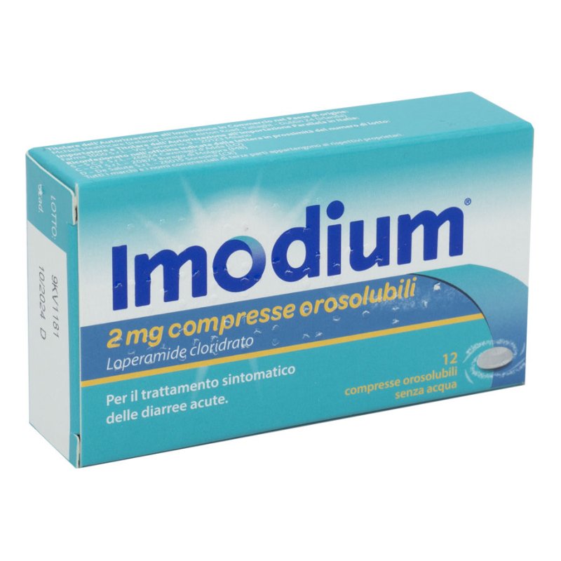 IMODIUM*12Compresse 2mg*Orosol.F1000