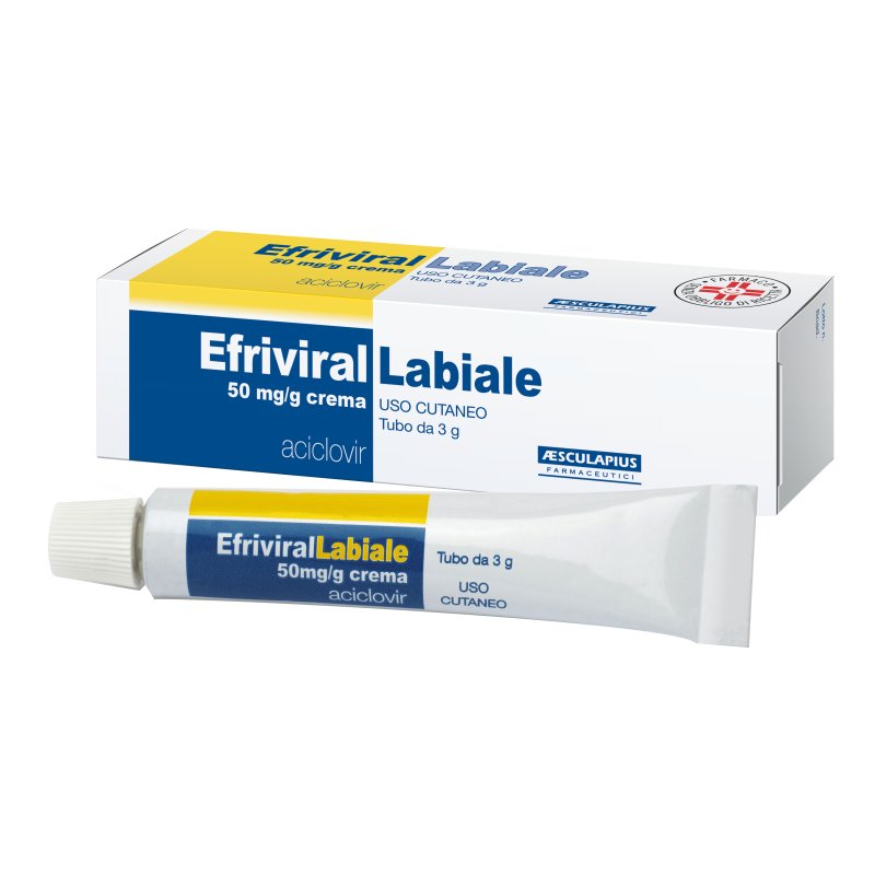 EFRIVIRAL Labiale Crema 5% 3g