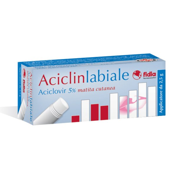 Aciclinlabiale*matita 2,5g 5%