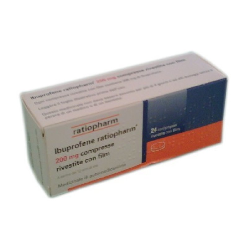 IBUPROFENE 200mg 12 Compresse RATIO