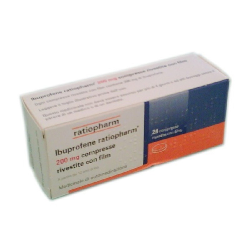 IBUPROFENE 200mg 24 Compresse RATIO