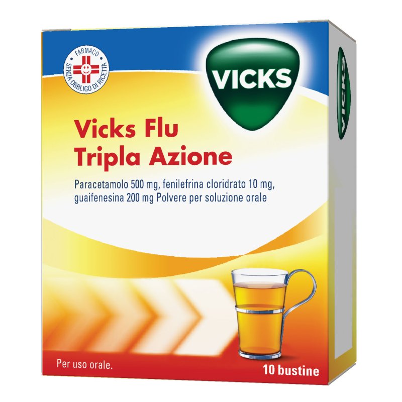 Vicks Flu Tripla A*os Polv10bs