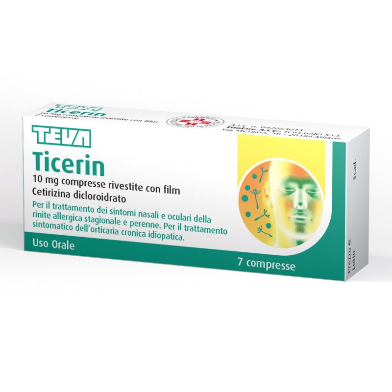 TICERIN 10mg 7 Compresse TEVA