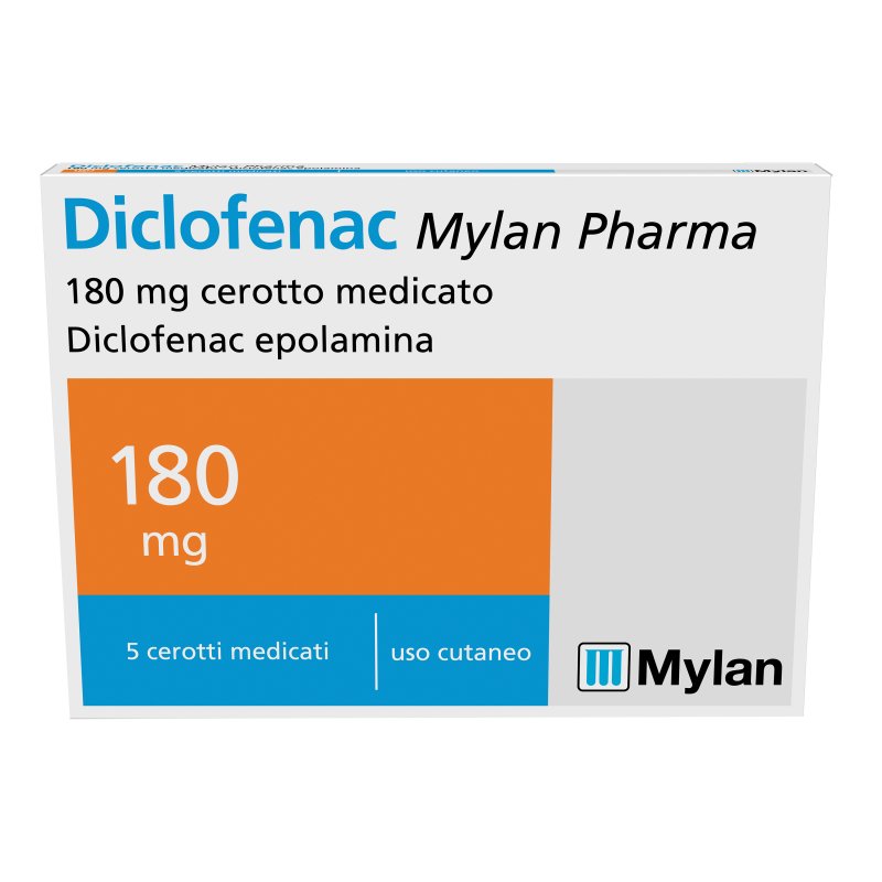 DICLOFENAC 180mg 5Cer.Med.MYL