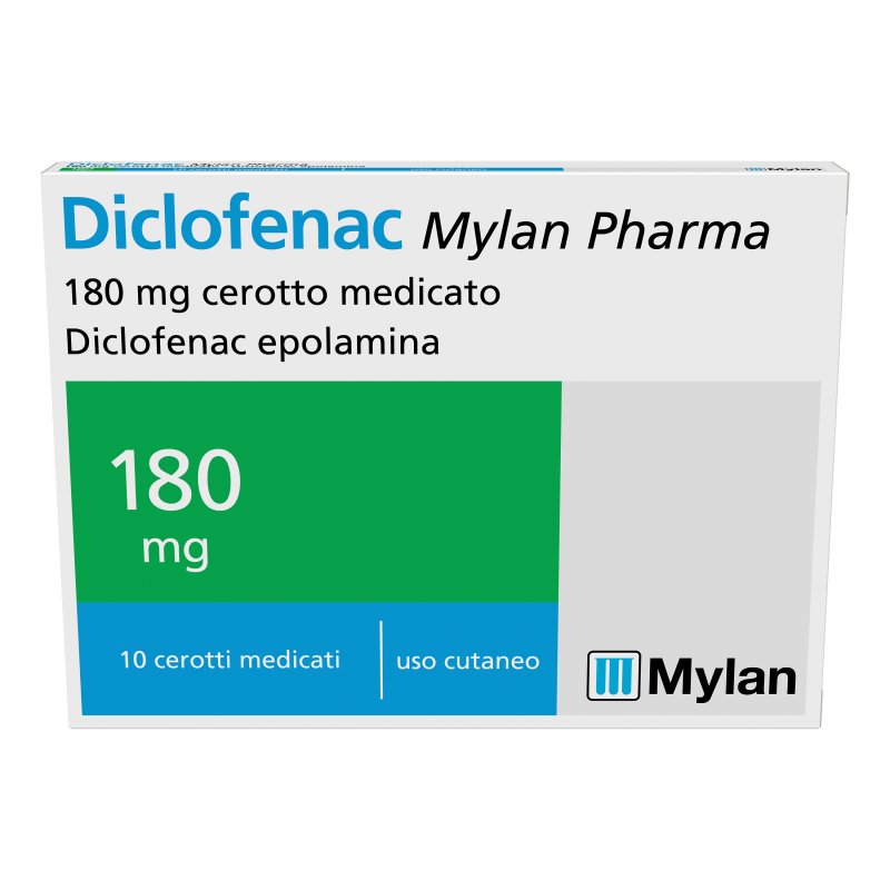 DICLOFENAC 180mg10Cer.Med.MYL