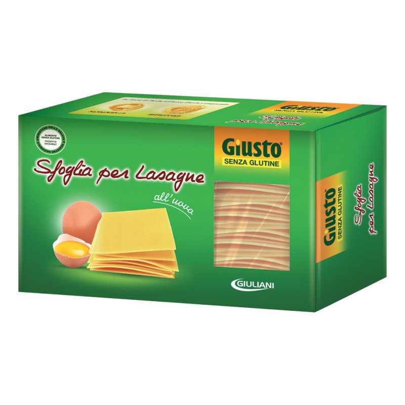 GIUSTO S/G Lasagne 250g