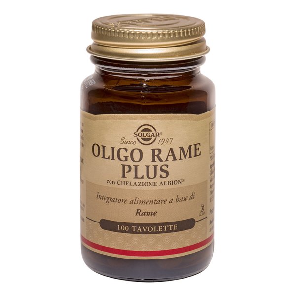 OLIGO Rame Plus 100 Tav SOLGAR