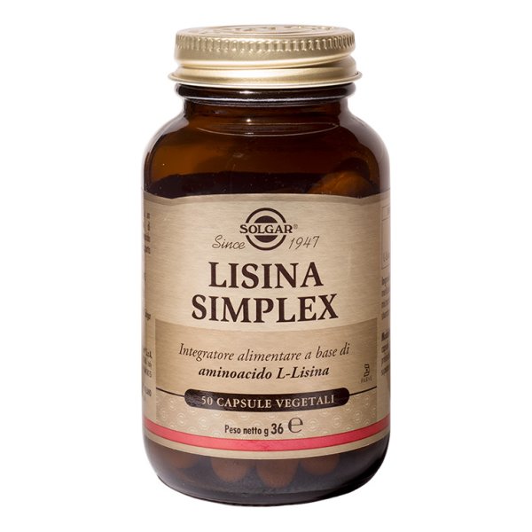 LISINA SIMPLEX 50 Capsule SOLGAR