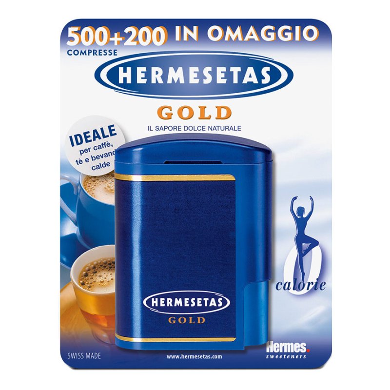 Hermesetas Gold 500 + 200 compresse