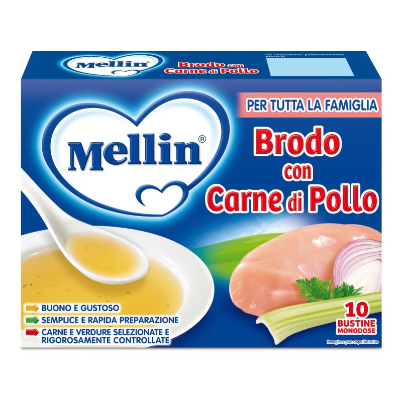 MELLIN Brodo Carne e Pollo 50g