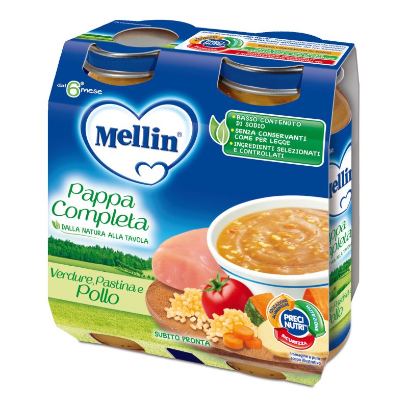 MELLIN Pappa Compl.Pollo2x250g