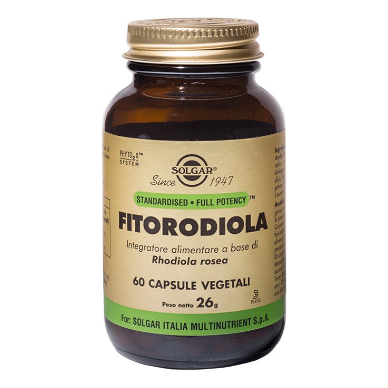 FITORODIOLA 60 Capsule      SOLGAR