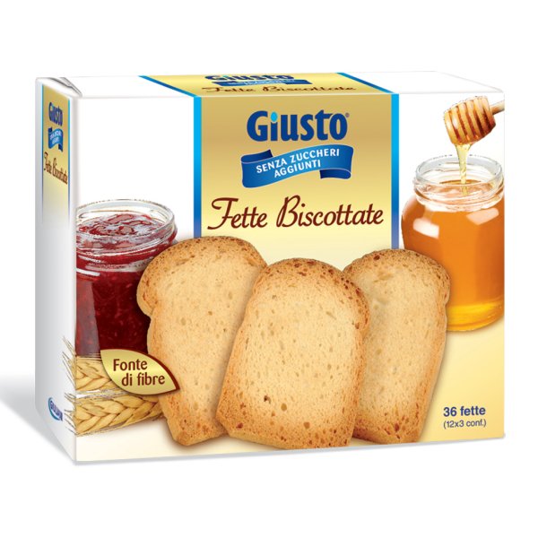 GIUSTO S/Z Fette Biscott.300g