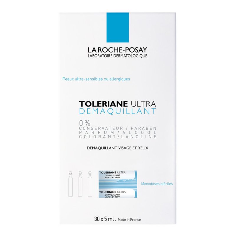 Toleriane Struccante Occhi 30 Flaconcini Monodose 5ml