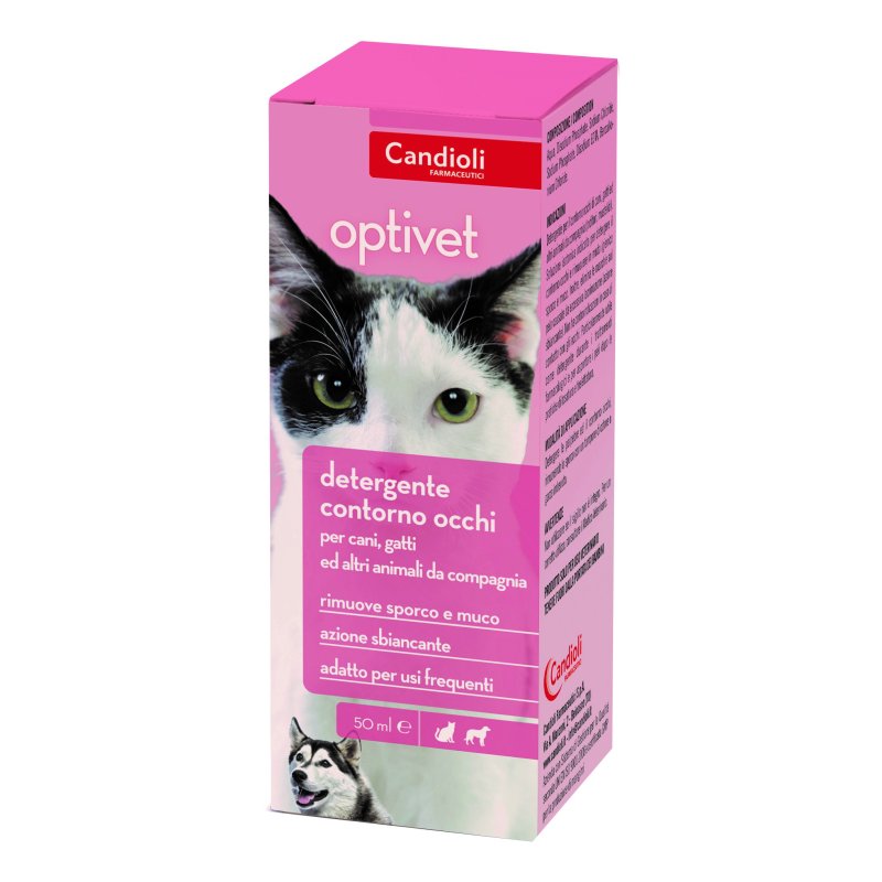 OPTIVET Soluzione Detergente Oculare Cani Gatti 50 ml