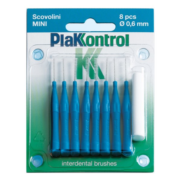 PLAKKONTROL Scovolino Mini 0,6 mm 8 pezz...