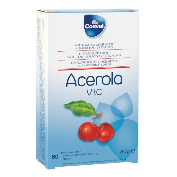 ACEROLA + Vitamina C 80 Tavolette 75g CO...
