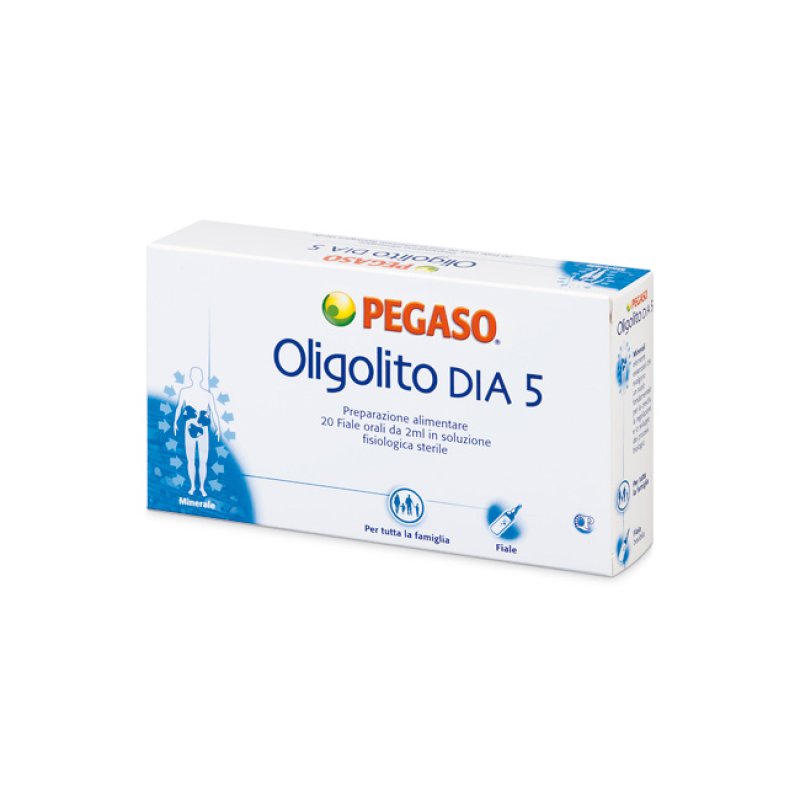 OLIGOLITO DIA 5 Cu-Zn Rame Zinco 20 fiale orali 2 ml