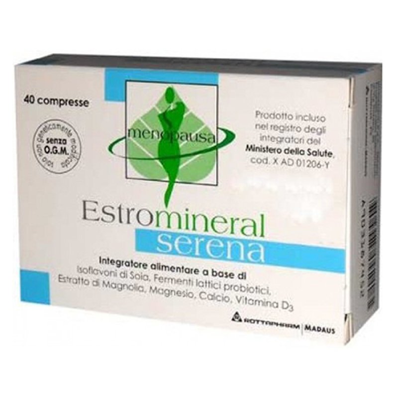 Estromineral Serena - Integratore per donne in menopausa - 40 compresse