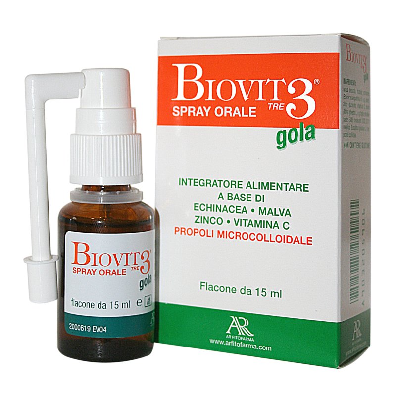 BIOVIT*3 Gola Spray Orale 15ml