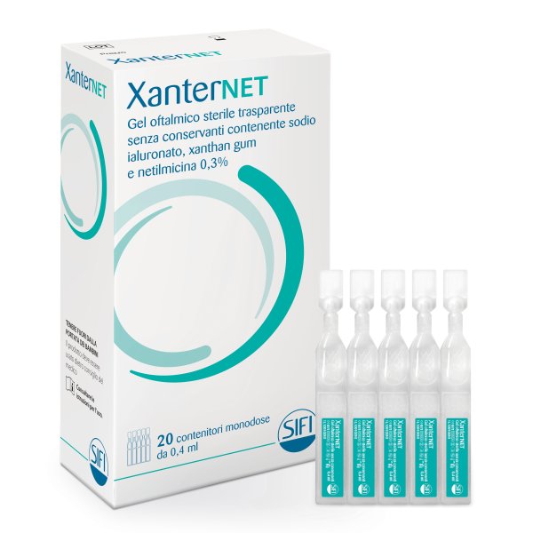 XANTERNET Gel Oftalmico 20 Flaconcini 0,...