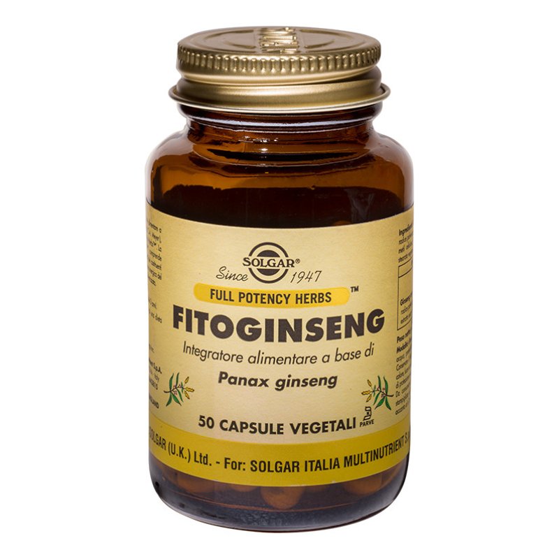 FITOGINSENG 50 Capsule      SOLGAR