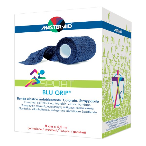 MASTER AID Sport Blu Grip8x4,5