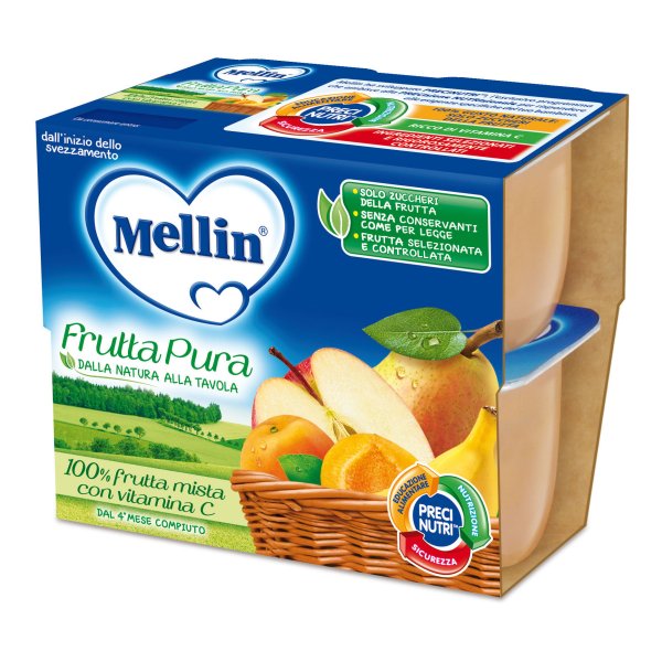 MELLIN Fr.Pura Fr.Mista 4x100g