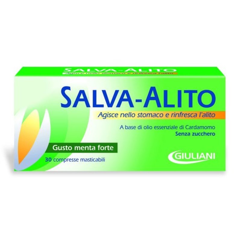 Giuliani SalvaAlito Gusto Menta forte 30 compresse masticabili