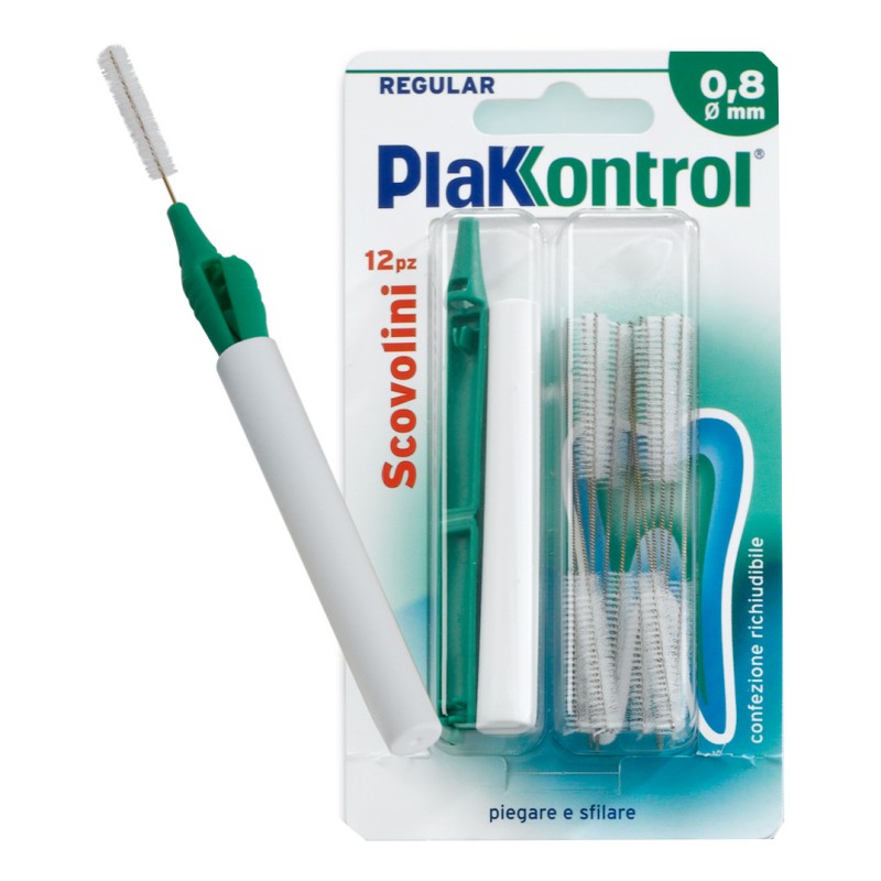 PLAKKONTROL Scovolino 0,8 mm 10 pezzi