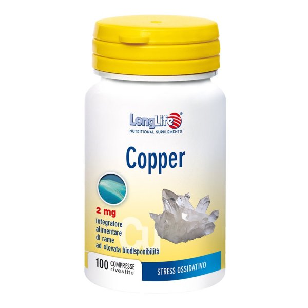 LONGLIFE COPPER 2mg 100 Compresse