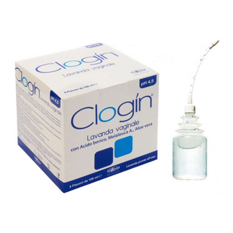 CLOGIN Lavanda Vaginale 5 flaconi da 100 ml