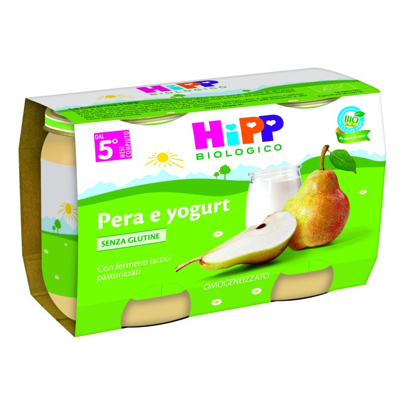 OMO HIPP Bio Pera/Yog.2x125g