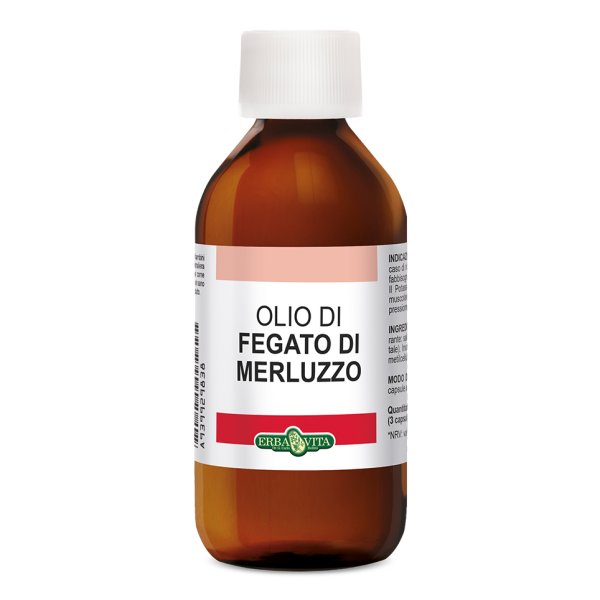 OLIO di Fegato di Merluzzo 100ml ErbaVit...