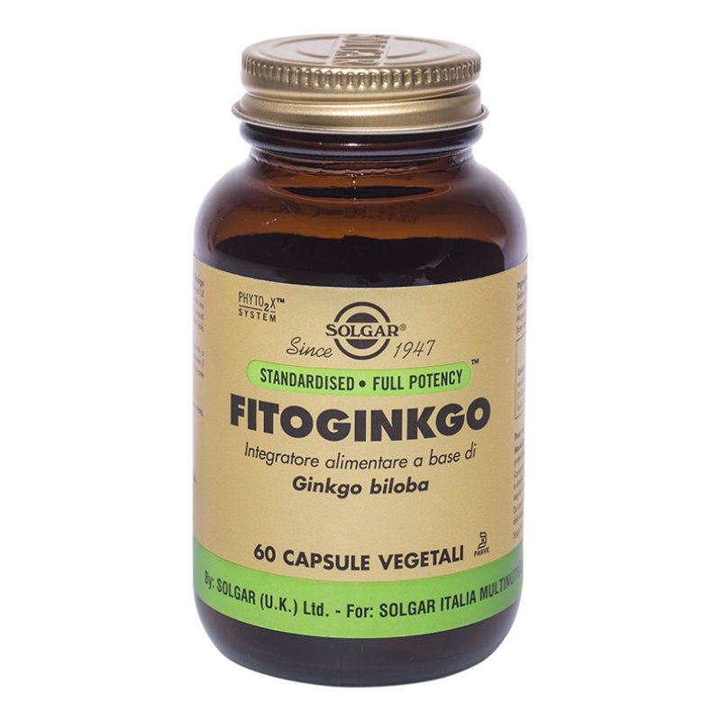 FITOGINKGO 60 VegiCapsule   SOLGAR