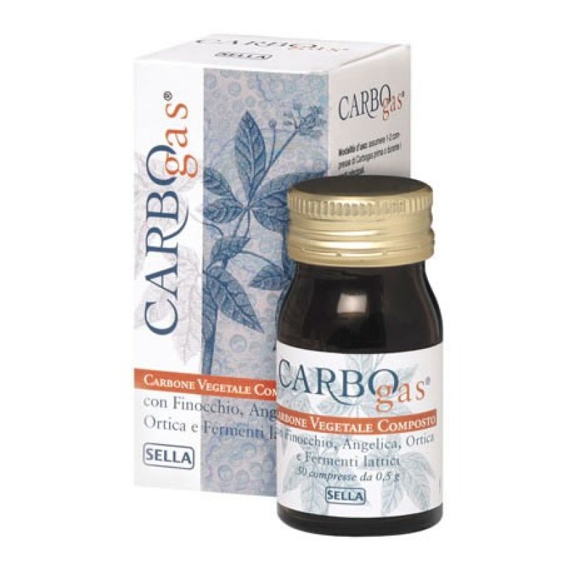 CARBOGAS 25g 50 Compresse