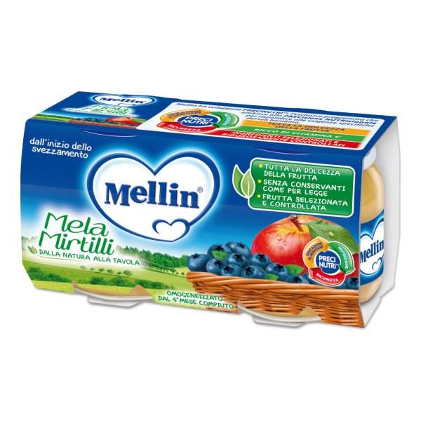 OMO MELLIN Mela+Mirtillo2x100g