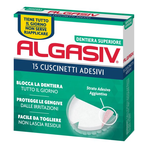 Algasiv Adesivo 15 Cuscinetti Protesi Su...