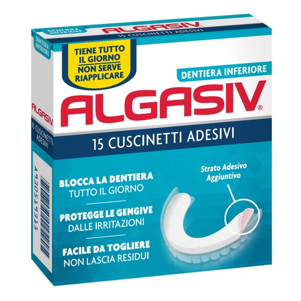 Algasiv Adesivo 15 Cuscinetti Protesi In...