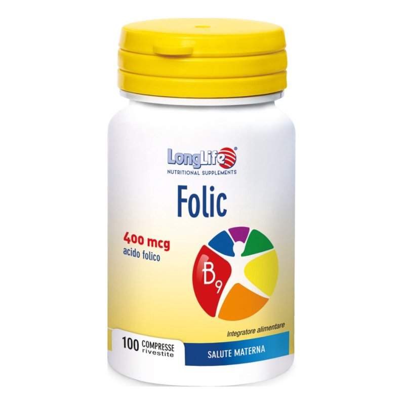 LONGLIFE FOLIC 100 Compresse 400mcg