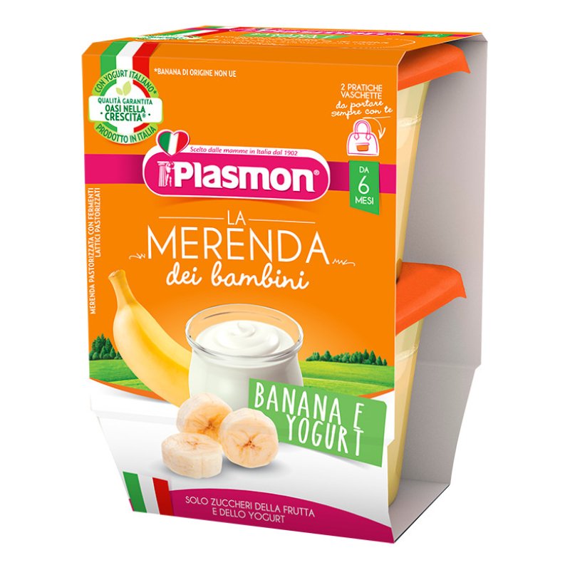 PLASMON Dessert Yog.Ban.2x120g