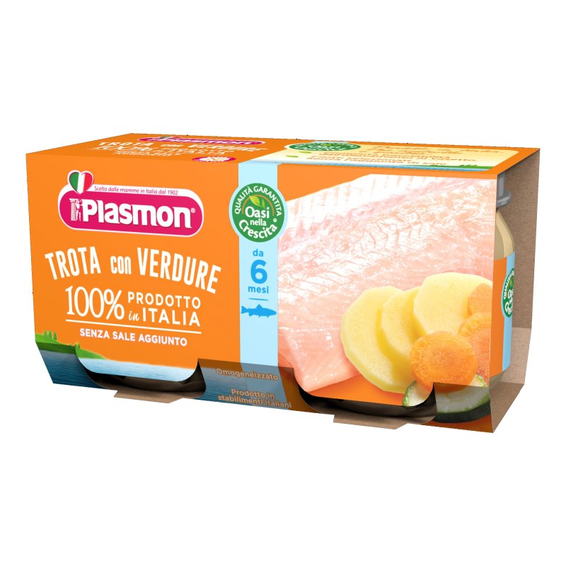 OMO PL.Trota-Verdure 2x80g