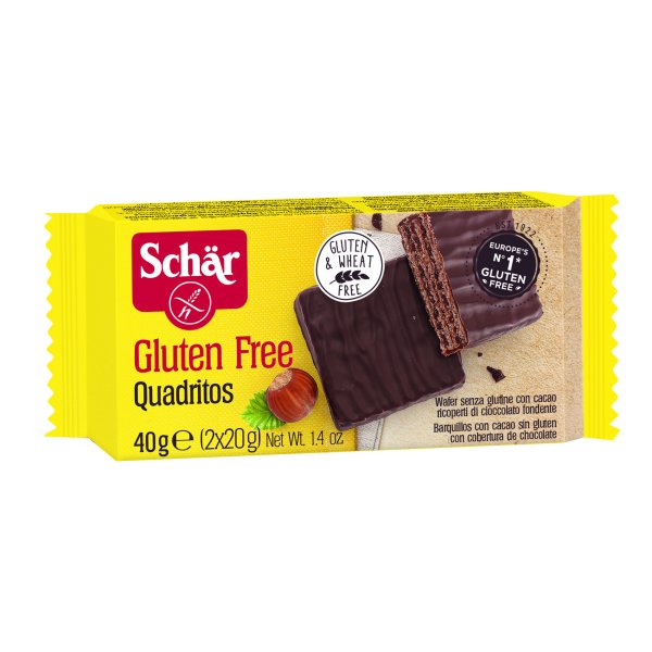 SCHAR Bisc.Quadritos Wafer 40g