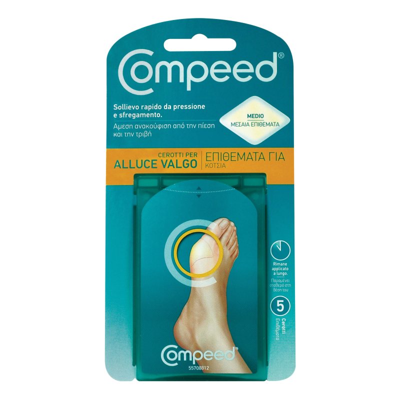 Compeed Cerotti per Alluce Valgo - 5 pezzi