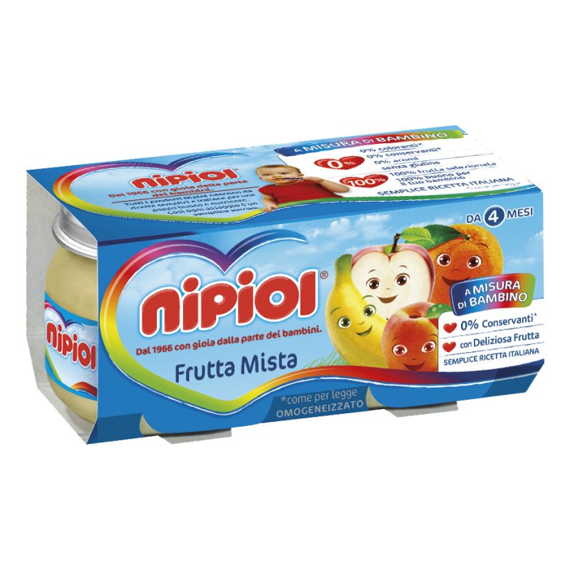 OMO NIPIOL Frutta Mista 2x 80g