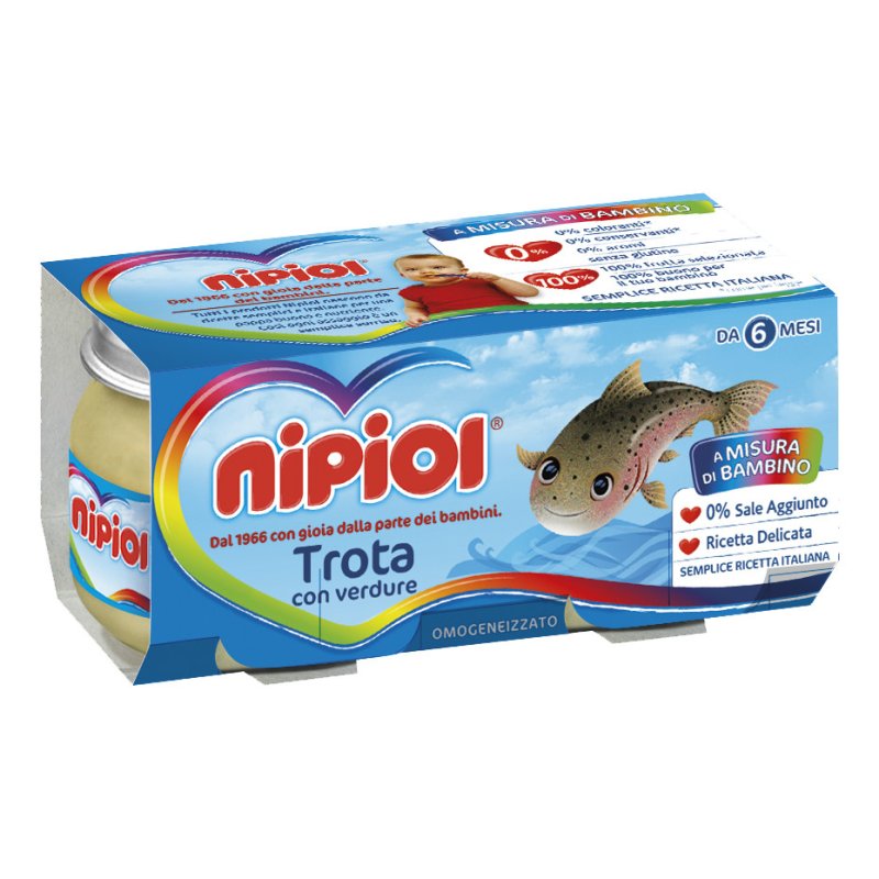 OMO NIPIOL Trota 2x80g