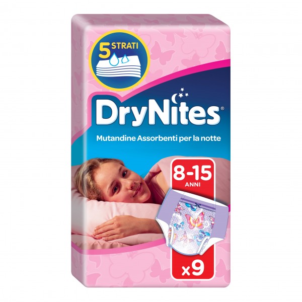 DRYNITES*Girl 27-57Kg L  9pz