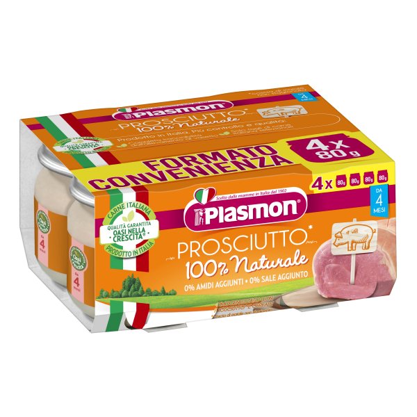 Plasmon Omog Prosciutto 4x80g