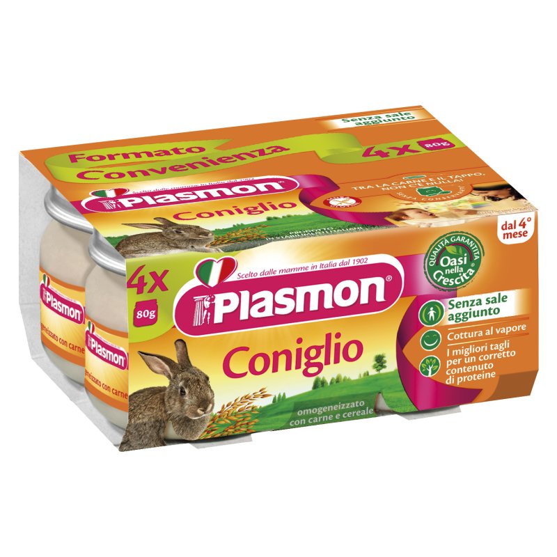 Plasmon Omog Coniglio 4x80g